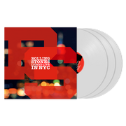 THE ROLLING STONES 'LICKED LIVE IN NYC' 3LP - WHITE