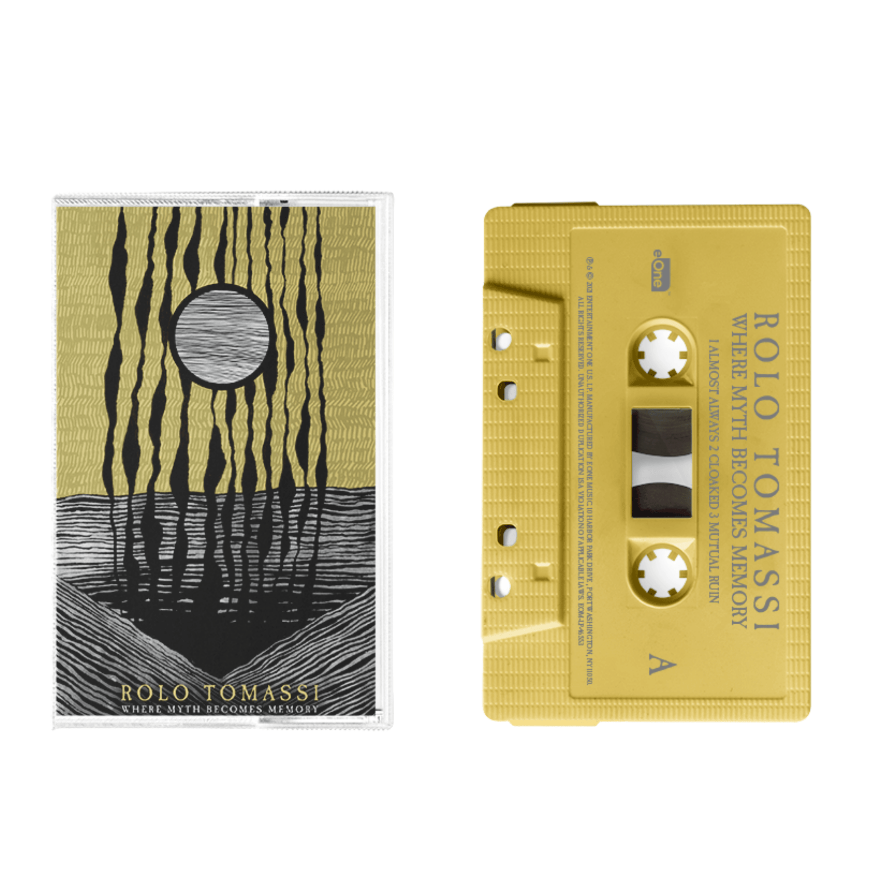ROLO TOMASSI 'WHERE MYTH BECOMES MEMORY' CASSETTE - YELLOW