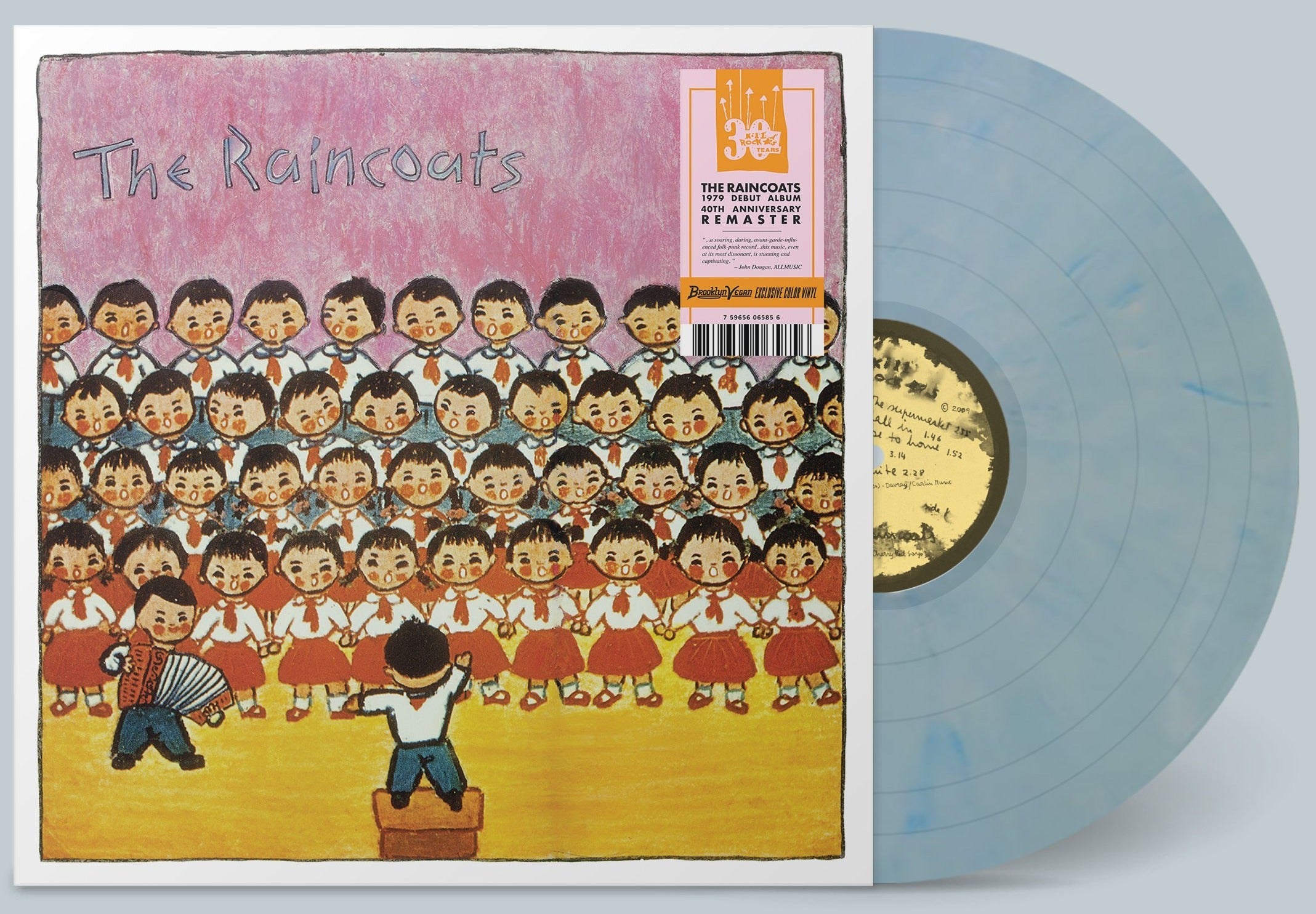 THE RAINCOATS 'THE RAINCOATS' LP - EXCLUSIVE - LTD. 100 - BLUE