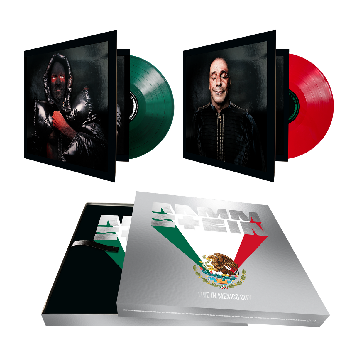 RAMMSTEIN 'LIVE IN MEXICO CITY' 4LP (Red/Green/White Vinyl)