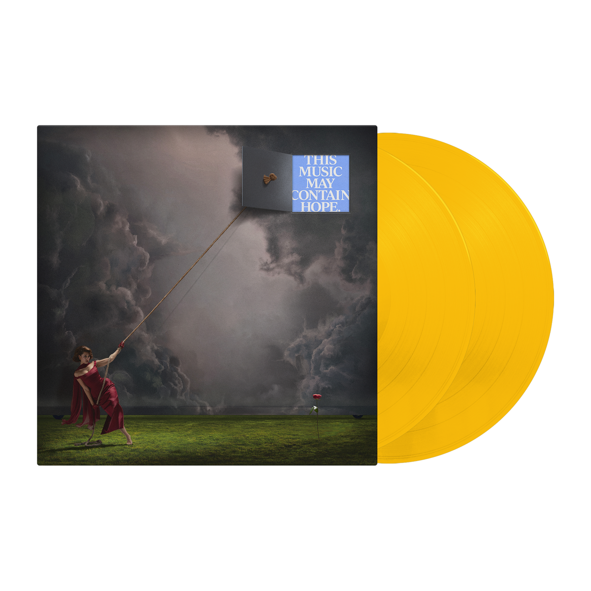 RAYE 'THIS MUSIC MAY CONTAIN HOPE' LP - YELLOW