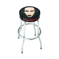 ROCKSAX MARILYN MANSON BAR STOOL - RED LIPS