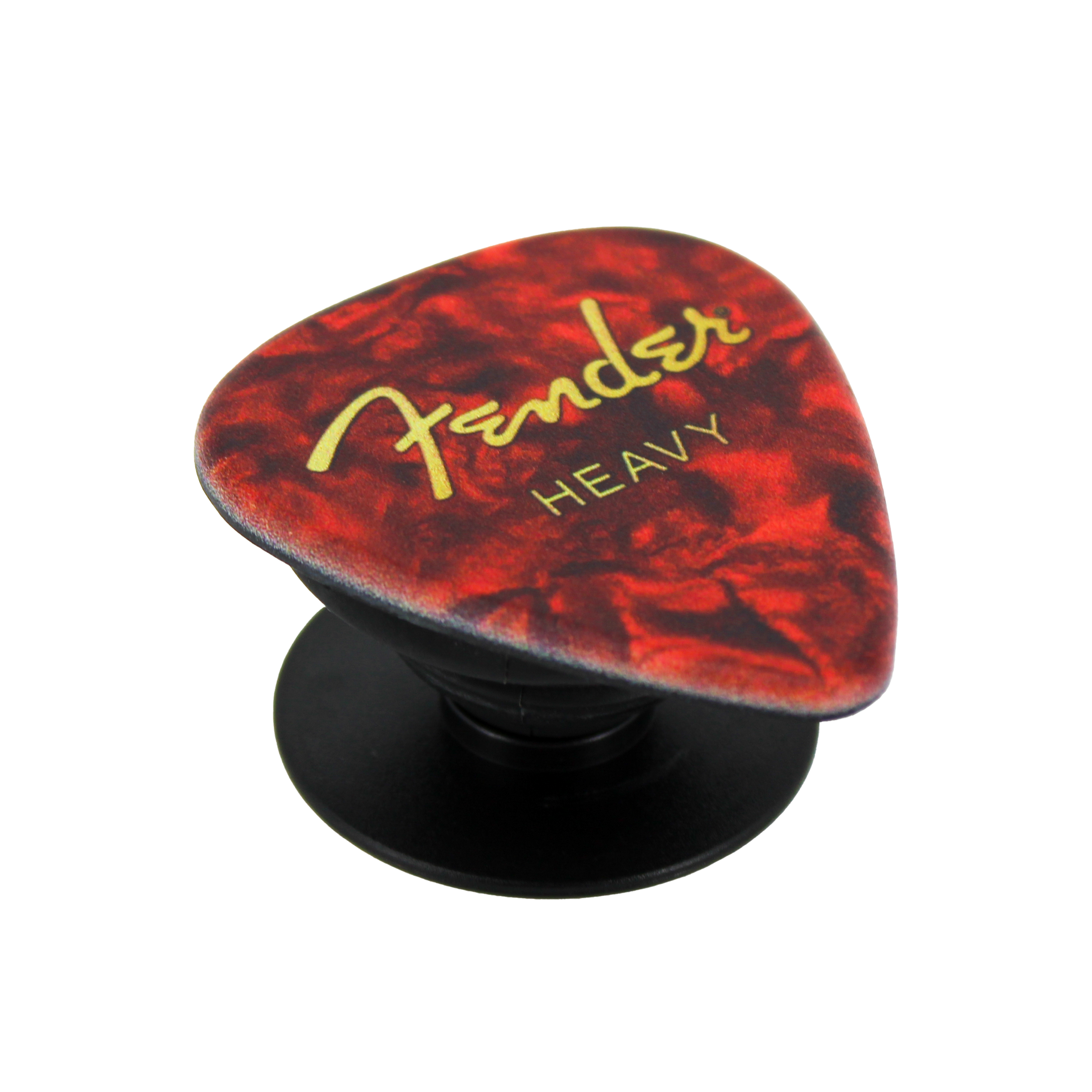 Fender guitar pick phone grip (Red)