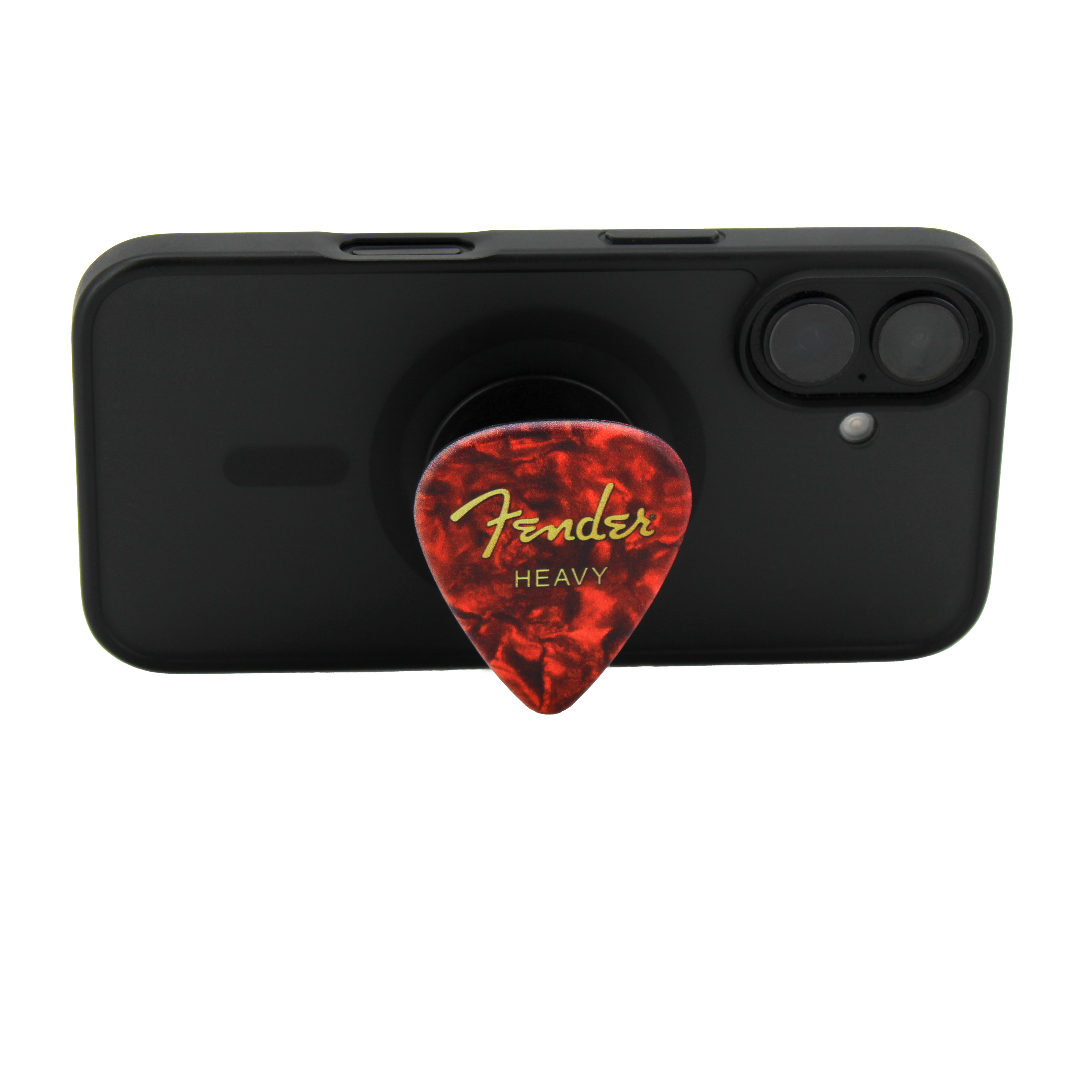 Fender guitar pick phone grip (Red)