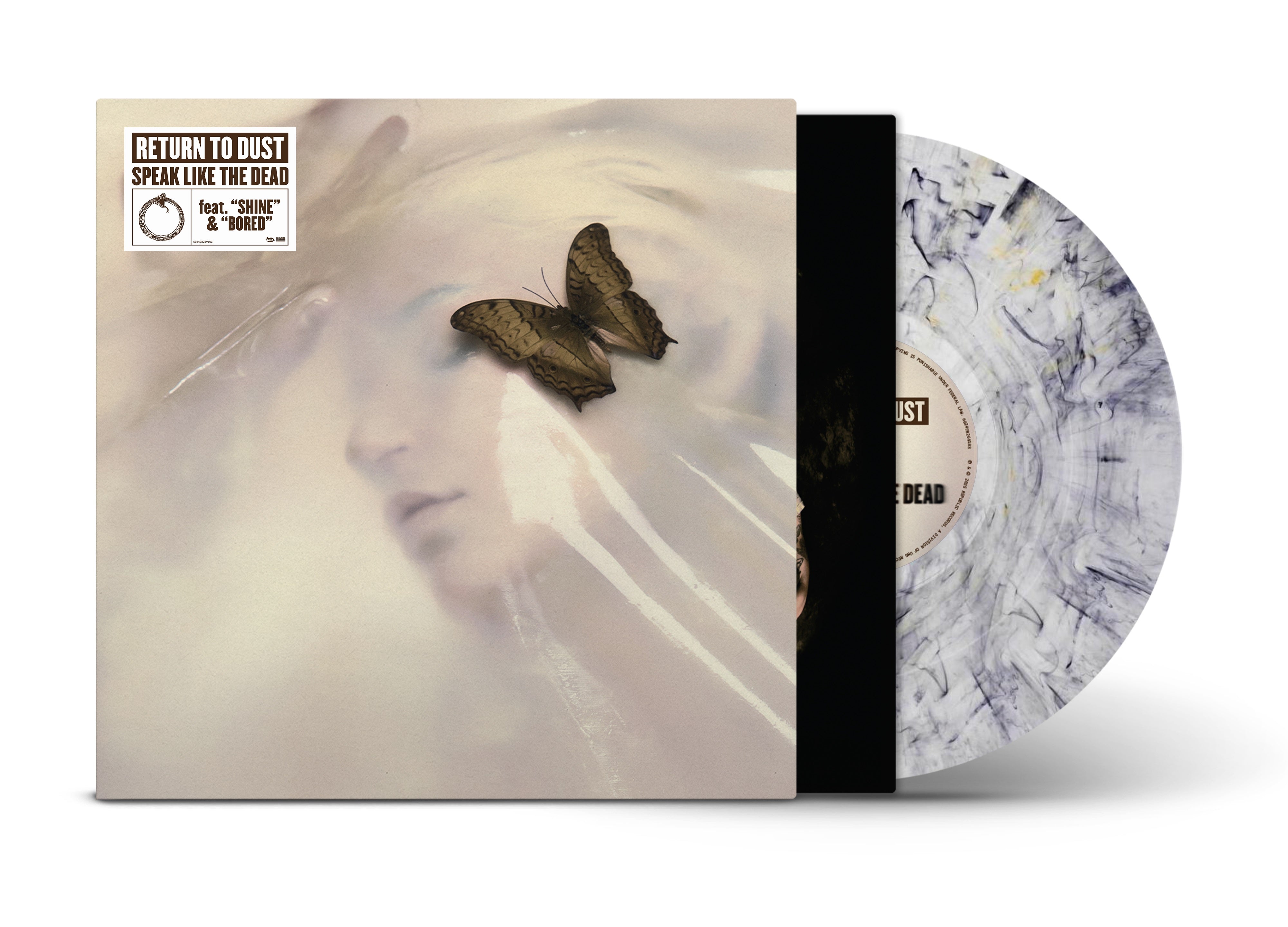 RETURN TO DUST ‘SPEAK LIKE THE DEAD’ EP - TRANSPARENT BLACK/GOLD/SWIRL