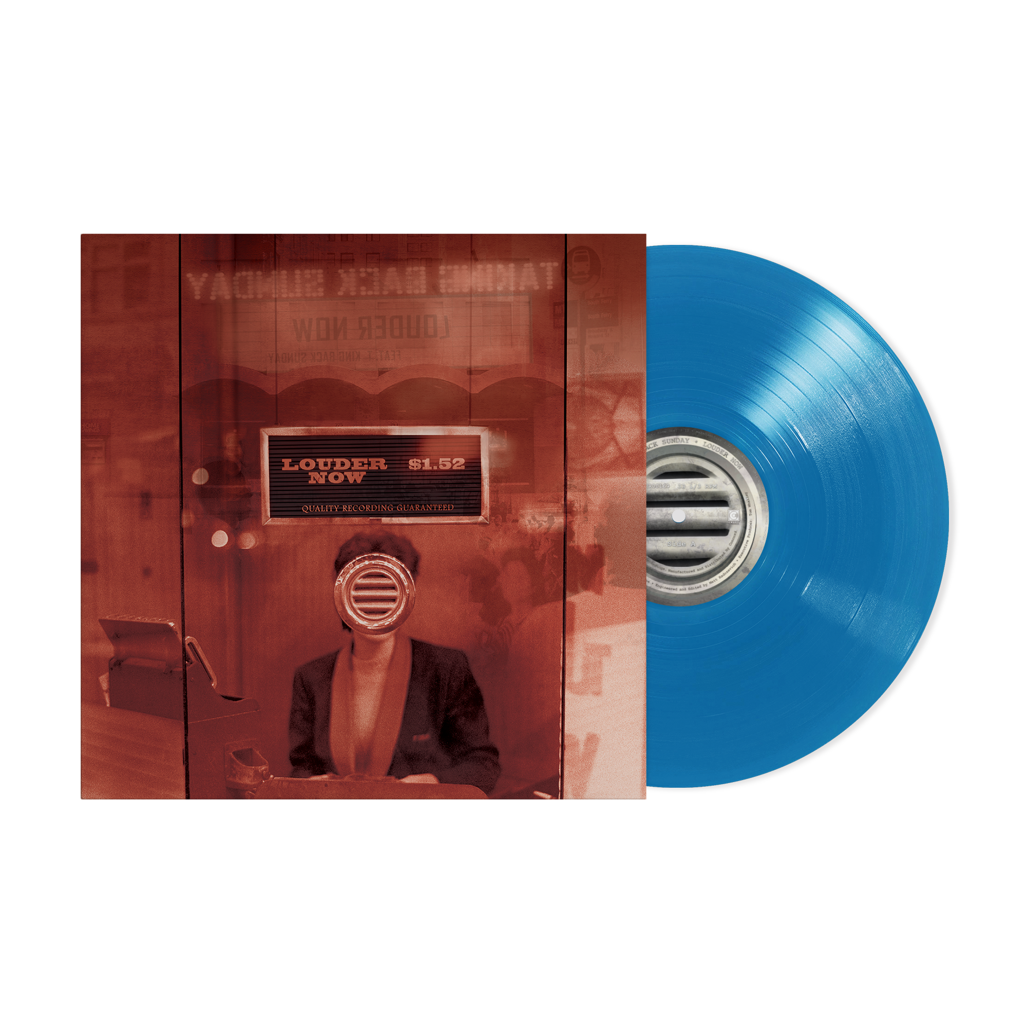 TAKING BACK SUNDAY 'LOUDER NOW' LP - EXCLUSIVE - LTD. 500 -  OPAQUE AQUA