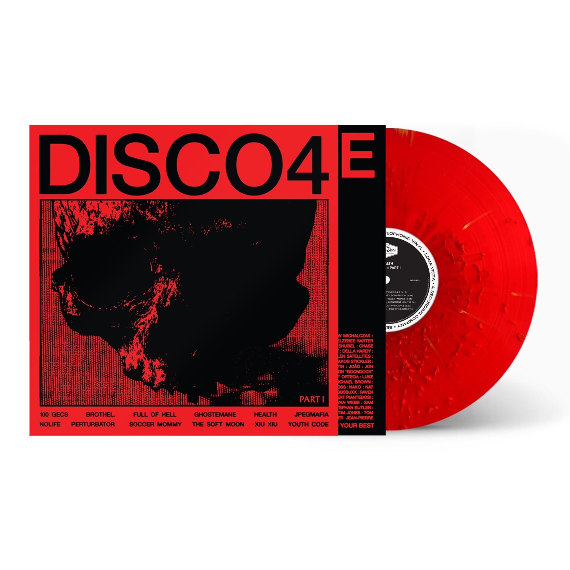 HEALTH ‘DISCO4’ LP - LTD. - TRANSLUCENT RED/RED/SPLATTER