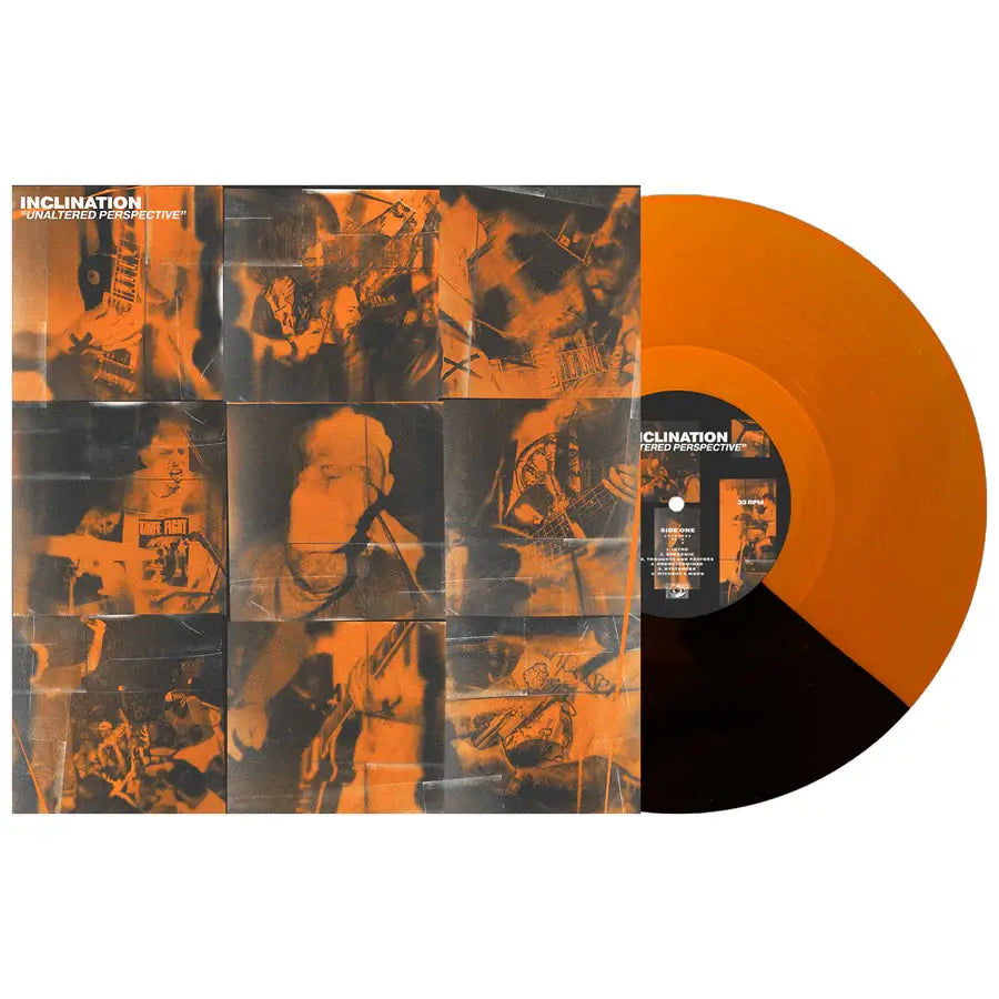 INCLINATION ‘UNALTERED PERSPECTIVE’ LP - EXCLUSIVE - LTD. 250 - BLACK/ORANGE CRUSH
