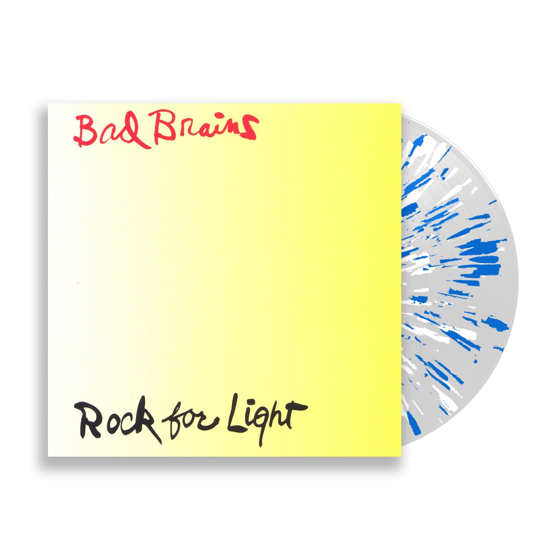 BAD BRAINS 'ROCK FOR LIGHT' LP - LTD. 350 - CLEAR/WHITE/BLUE