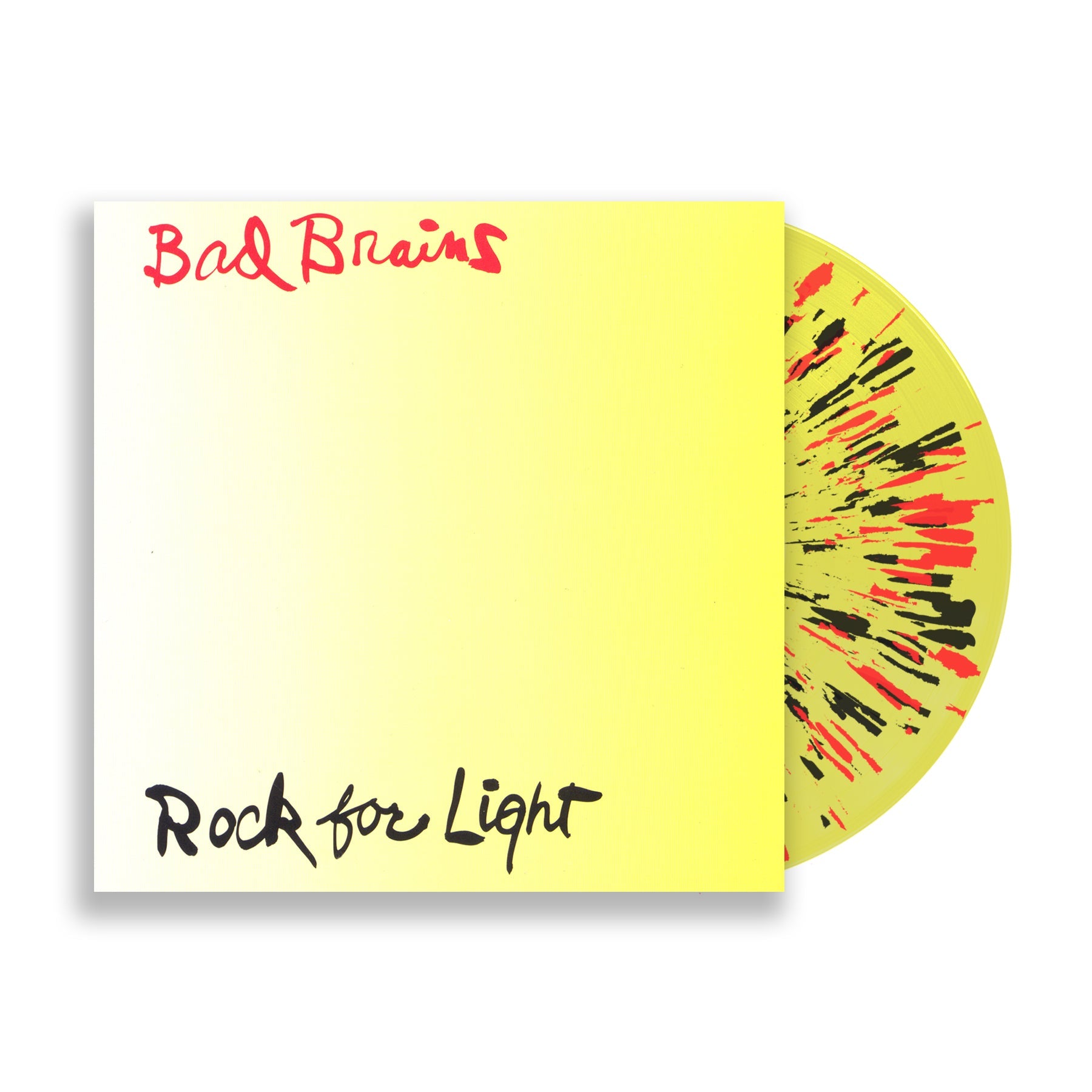 BAD BRAINS 'ROCK FOR LIGHT' LP - LTD. 500 - TRANSLUCENT YELLOW/RED/BLACK