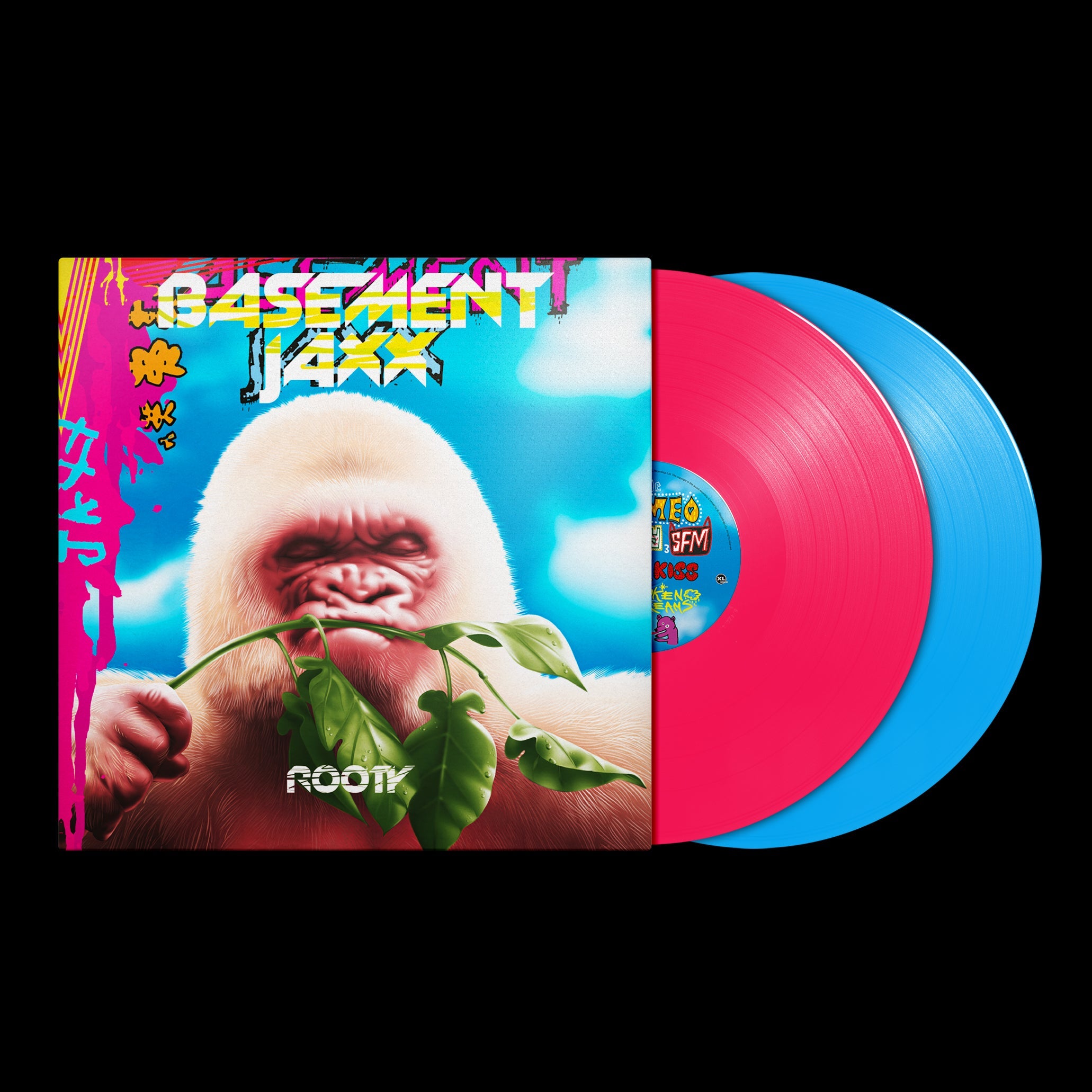 BASEMENT JAXX 'ROOTY' 2LP - PINK/BLUE