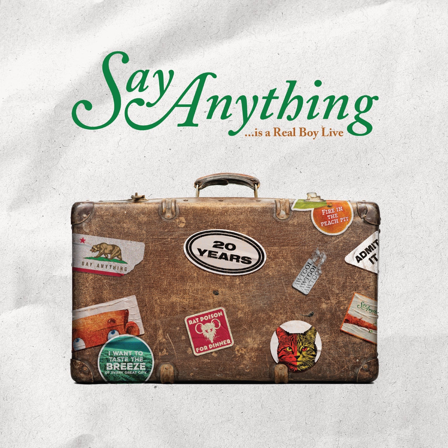 SAY ANYTHING '...IS A REAL BOY (LIVE)' 2LP (Green/Yellow/Brown Color-in-Color)