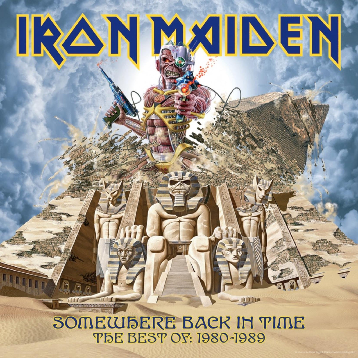IRON MAIDEN 'SOMEWHERE BACK IN TIME: THE BEST OF 1980-1989' 2LP