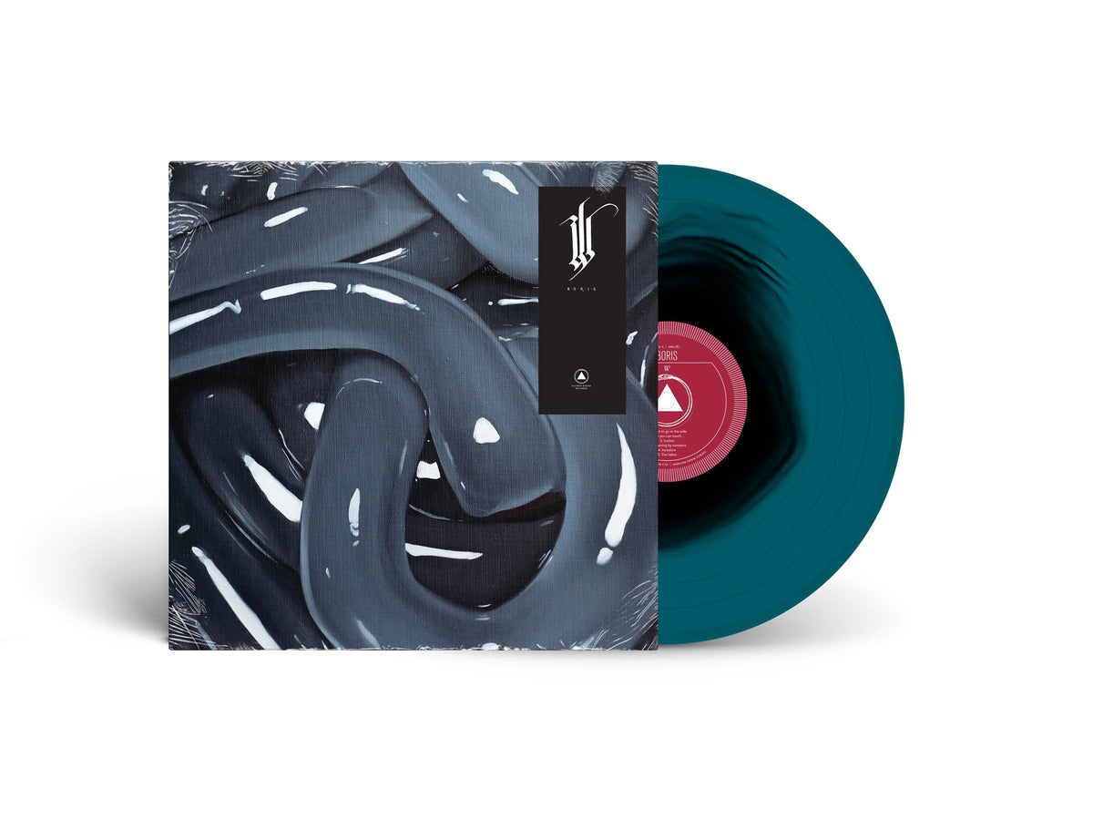 BORIS 'W' LP - LTD. 300 - SEA BLUE/BLACK BLOB