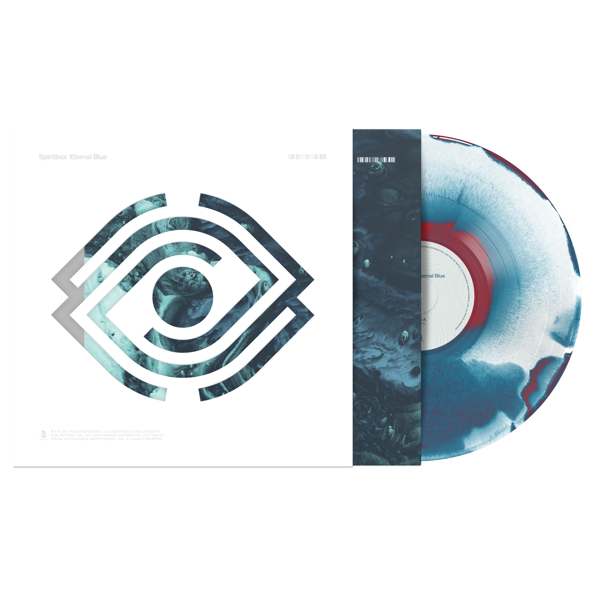 SPIRITBOX ‘ETERNAL BLUE’ LP - EXCLUSIVE - LTD. 300 - WHITE/RED/BLUE/SMUSH