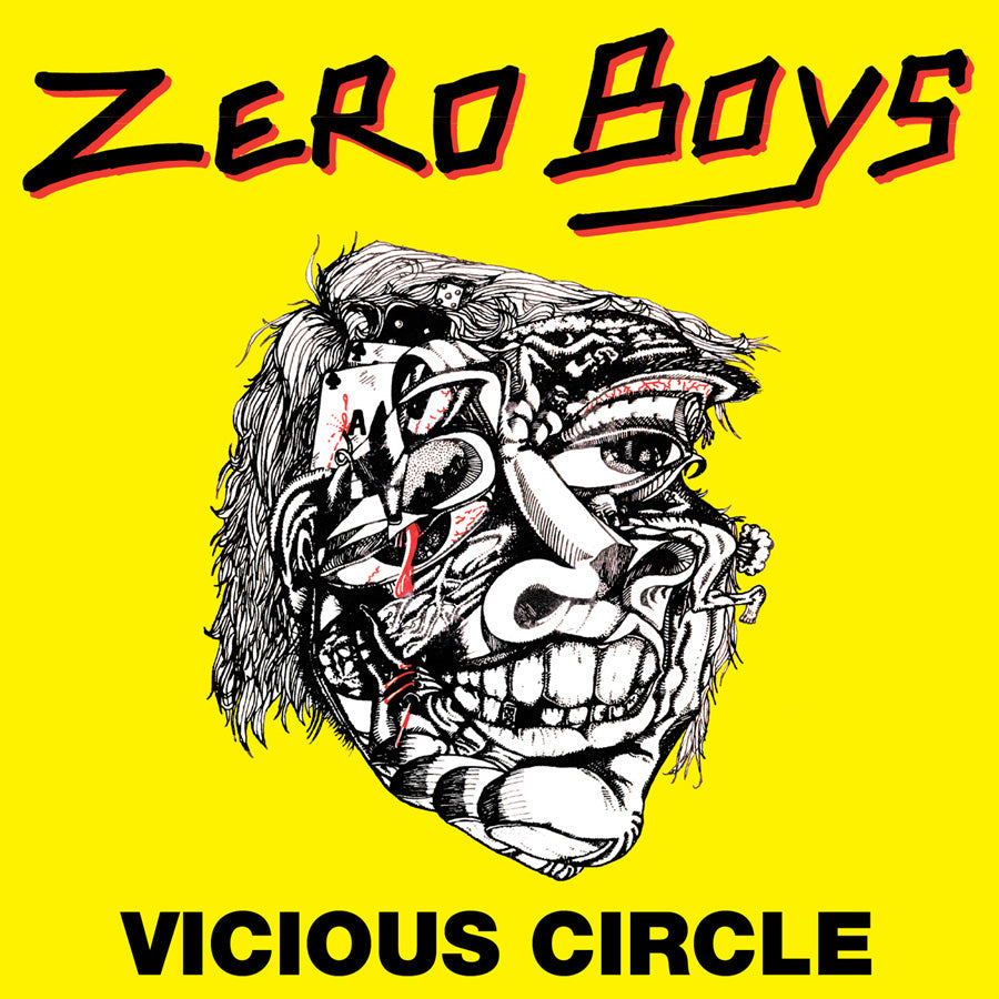 ZERO BOYS 'VICIOUS CIRCLE' LP - RED