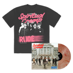 SPIRITUAL CRAMP 'RUDE' LP + ALT PRESS EXCLUSIVE T-SHIRT - EXCLUSIVE - LTD. 500 - ORANGE MARBLE