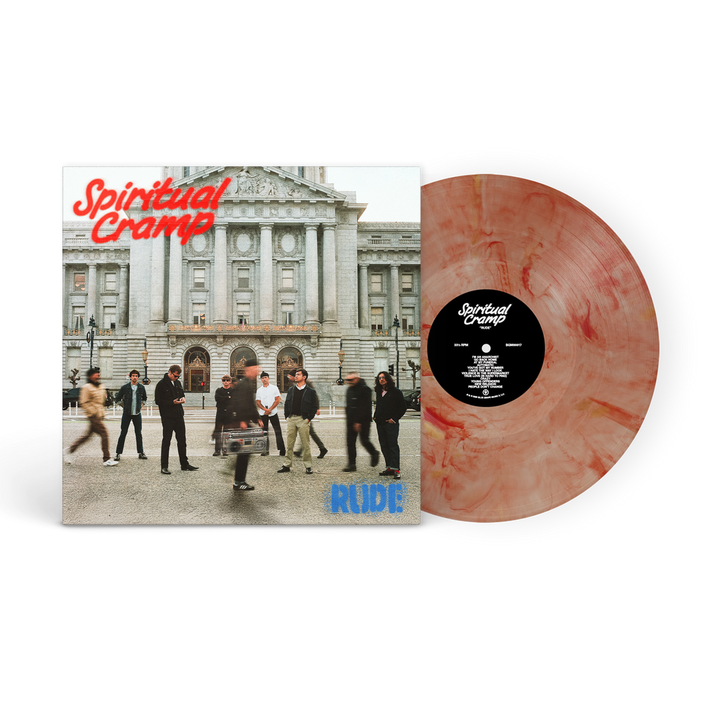 SPIRITUAL CRAMP 'RUDE' LP + ALT PRESS EXCLUSIVE T-SHIRT - EXCLUSIVE - LTD. 500 - ORANGE MARBLE