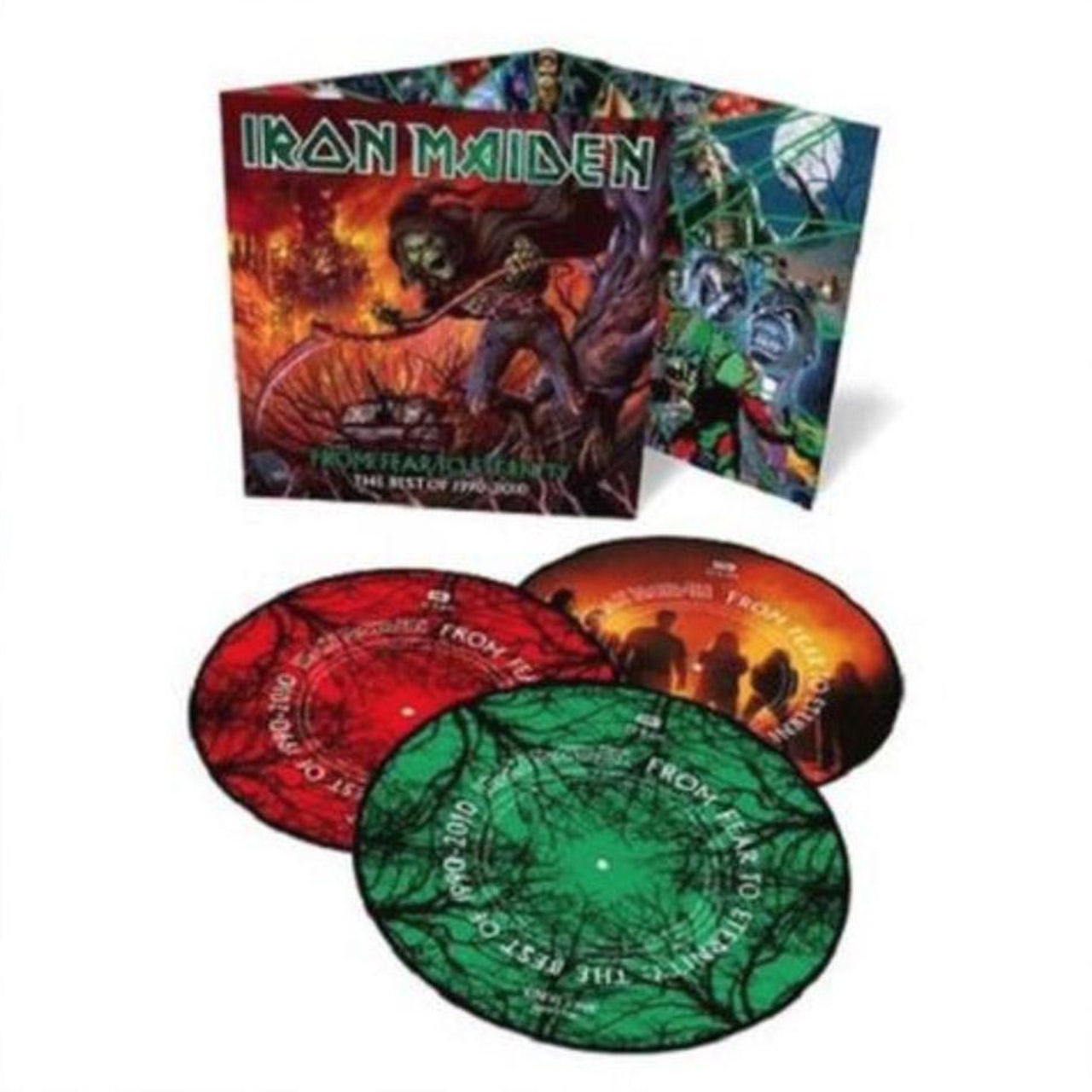 IRON MAIDEN 'FROM FEAR TO ETERNITY: THE BEST OF 1990-2010' 3LP - IMPORT - PICTURE DISC