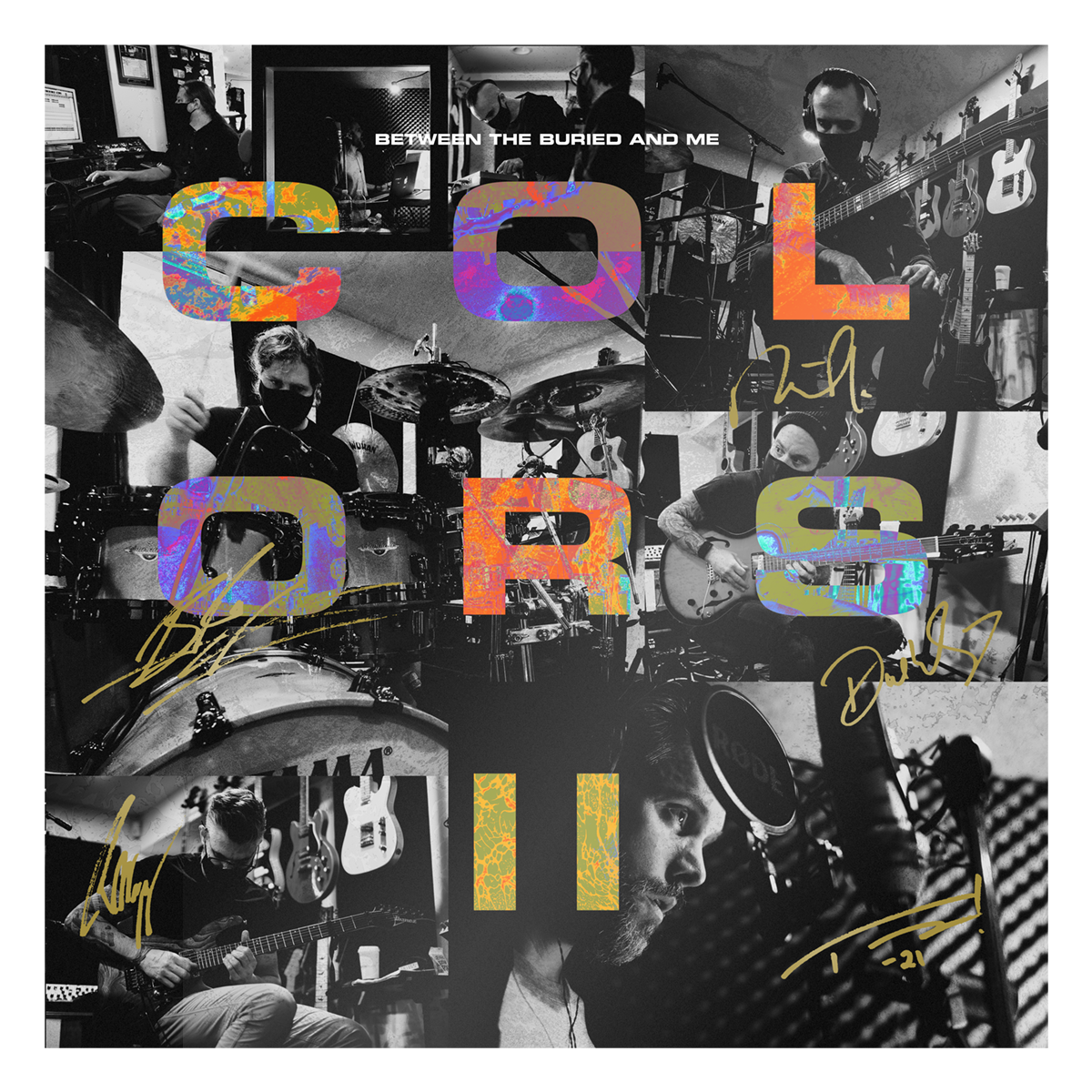 BETWEEN THE BURIED AND ME ‘COLORS II’ LIMITED-EDITION EASTER YELLOW & SEA BLUE GALAXY 2LP