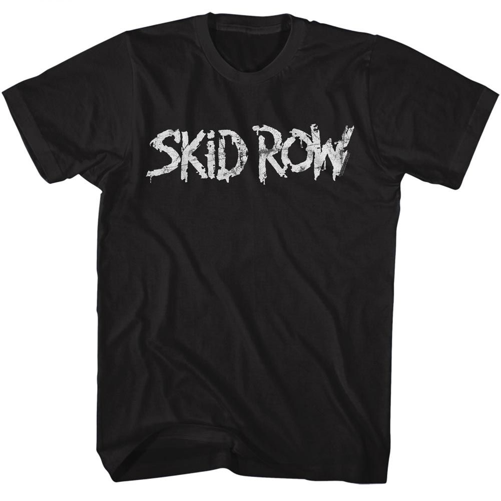 SKID ROW - WHITISH LOGO SHIRT
