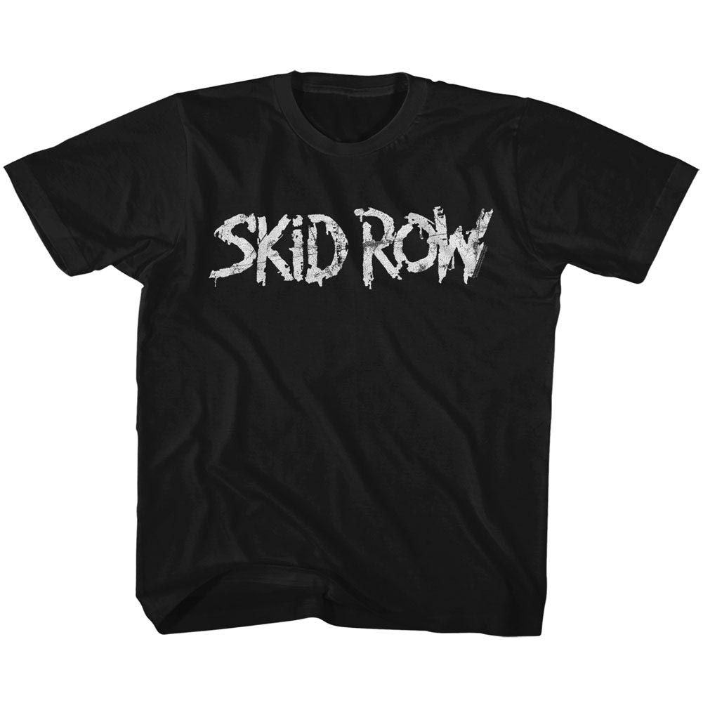 SKID ROW - WHITISH LOGO YOUTH SHIRT