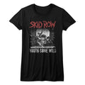 SKID ROW - GRAFFITI GONE WILD LADIES SHIRT