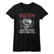SKID ROW - GRAFFITI GONE WILD LADIES SHIRT