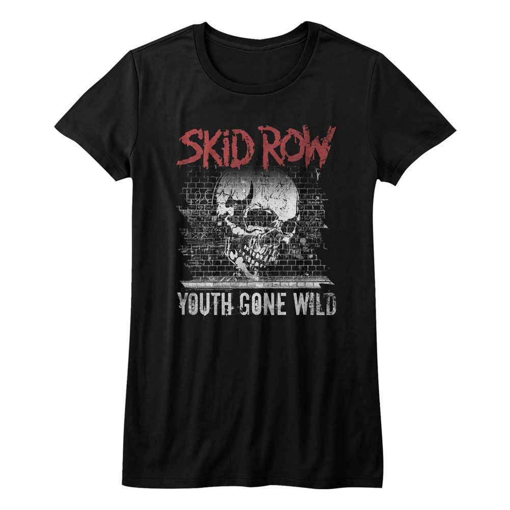 SKID ROW - GRAFFITI GONE WILD LADIES SHIRT