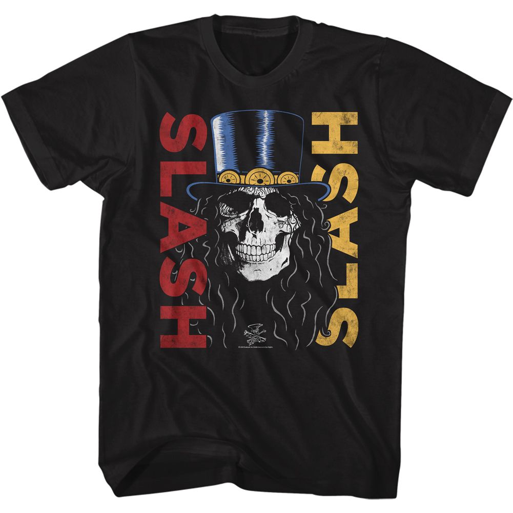 SLASH - DOUBLE SLASH SKULL SHIRT