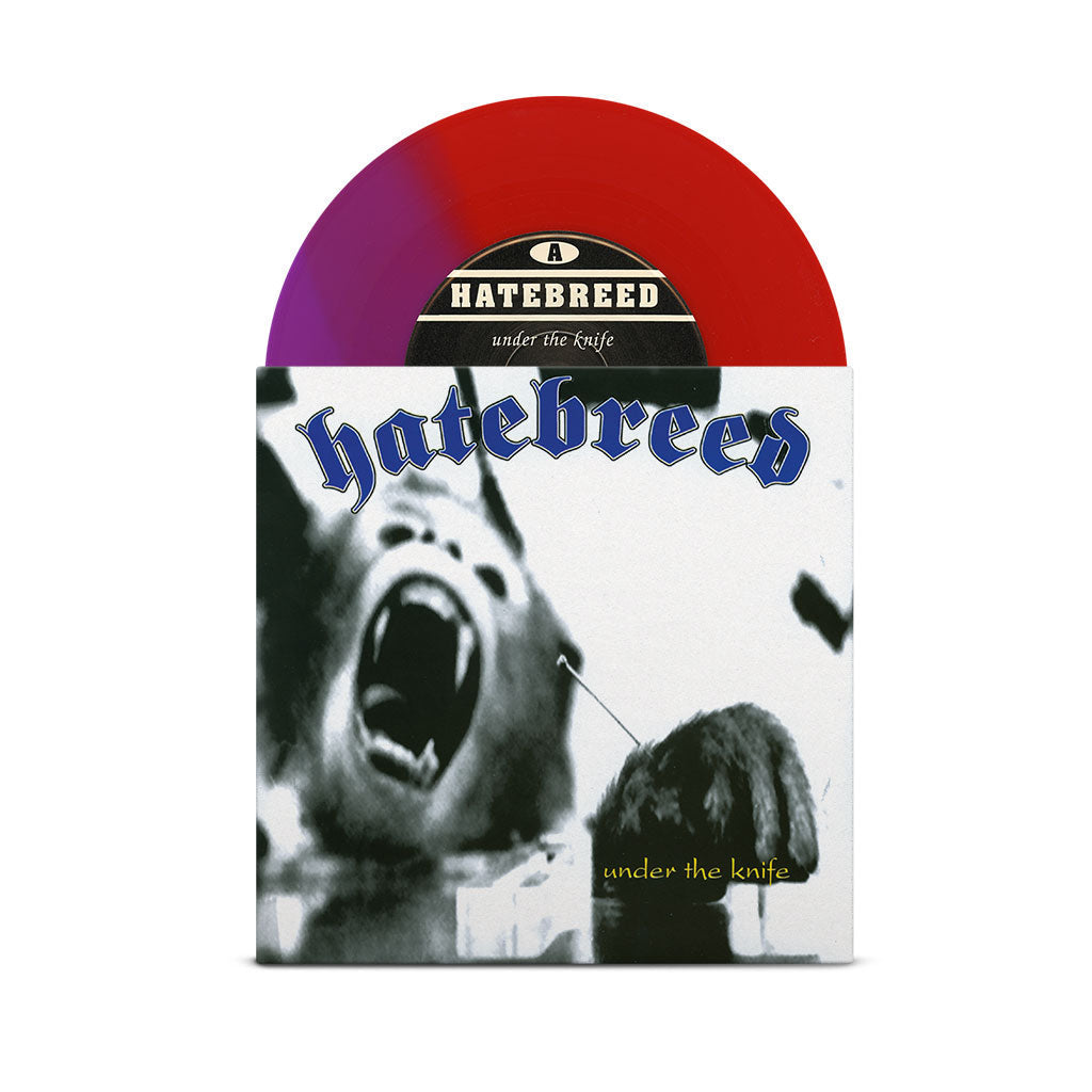 HATEBREED 'UNDER THE KNIFE' 7" EP - RED/PURPLE