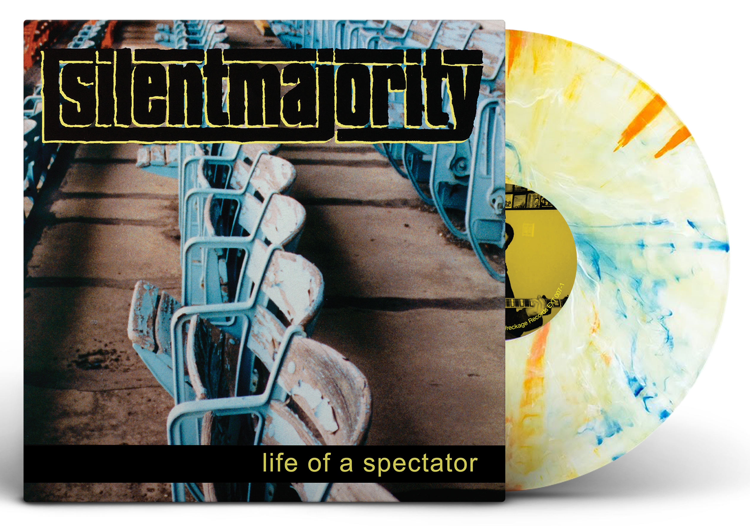 SILENT MAJORITY 'LIFE OF A SPECTATOR' LP - EXCLUSIVE - LTD. 300 - WHITE/BANANA/SWIRL