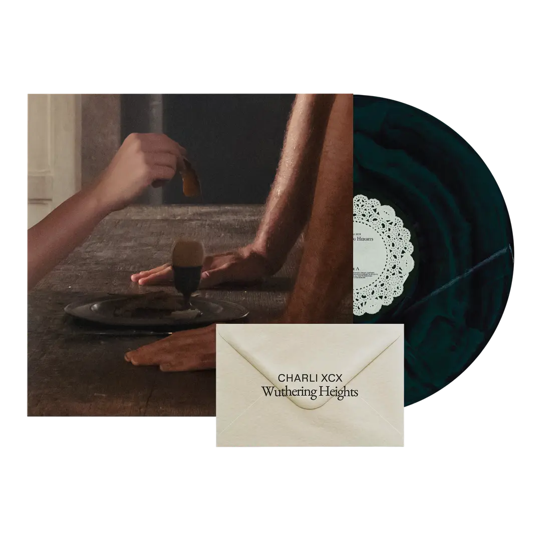 CHARLI XCX 'WUTHERING HEIGHTS' LP - GALAXY GREEN/BLACK