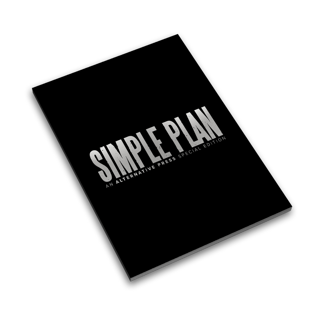 SIMPLE PLAN'NO PADS, NO HELMETS...JUST BALLS' LP - EXCLUSIVE - LTD. 700 - RED/WHITE/SPLATTER + SPECIAL COLLECTOR'S EDITION DELUXE MAGAZINE