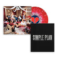 SIMPLE PLAN'NO PADS, NO HELMETS...JUST BALLS' LP - EXCLUSIVE - LTD. 700 - RED/WHITE/SPLATTER + SPECIAL COLLECTOR'S EDITION DELUXE MAGAZINE