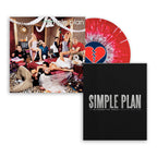 SIMPLE PLAN'NO PADS, NO HELMETS...JUST BALLS' LP - EXCLUSIVE - LTD. 700 - RED/WHITE/SPLATTER + SPECIAL COLLECTOR'S EDITION DELUXE MAGAZINE
