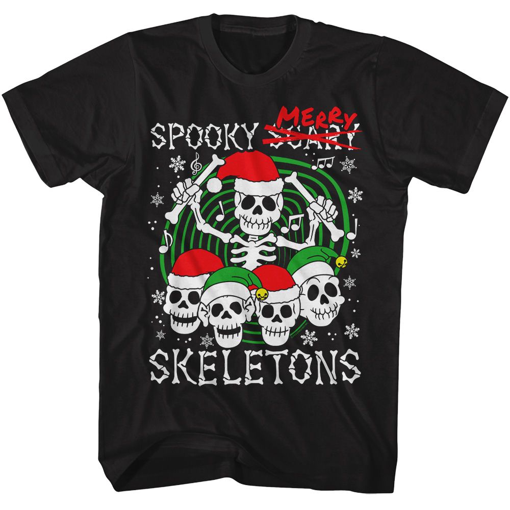 SPOOKY SCARY SKELETONS - SPOOKY SCARY MERRY SKELETONS SHIRT