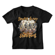 SPOOKY SCARY SKELETONS - SSS BOOK ILLUSTRATION YOUTH SHIRT