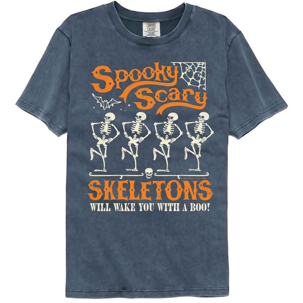 SPOOKY SCARY SKELETONS - SSS FUNKY DECORATIVE SHIRT