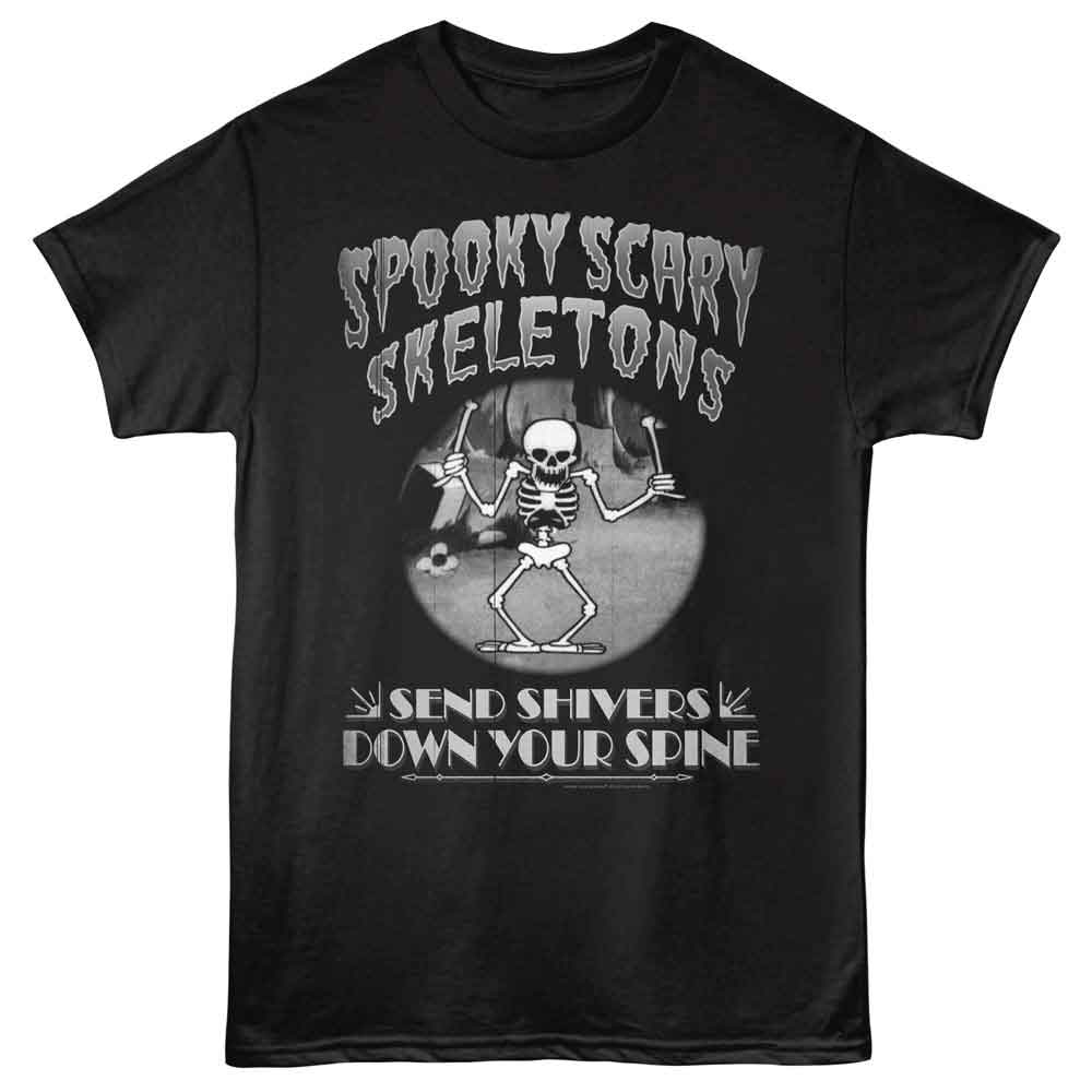 SPOOKY SCARY SKELETONS - SSS OLD FILM INTRO SHIRT