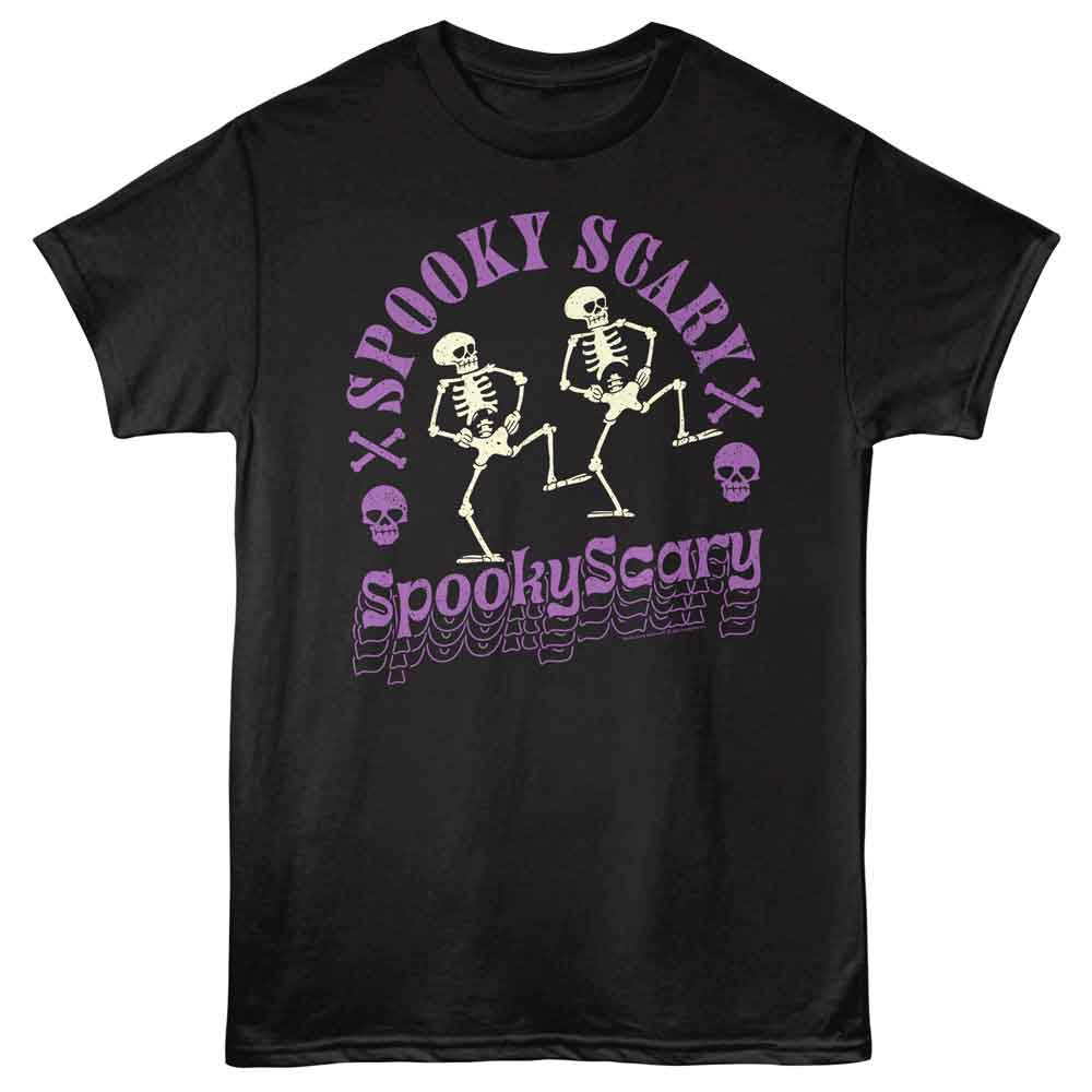SPOOKY SCARY SKELETONS - SSS PURPLE DANCE SHIRT