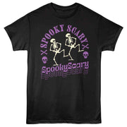 SPOOKY SCARY SKELETONS - SSS PURPLE DANCE SHIRT