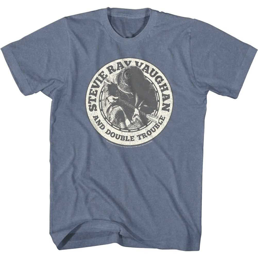 STEVIE RAY VAUGHAN - SRV BADGE SHIRT