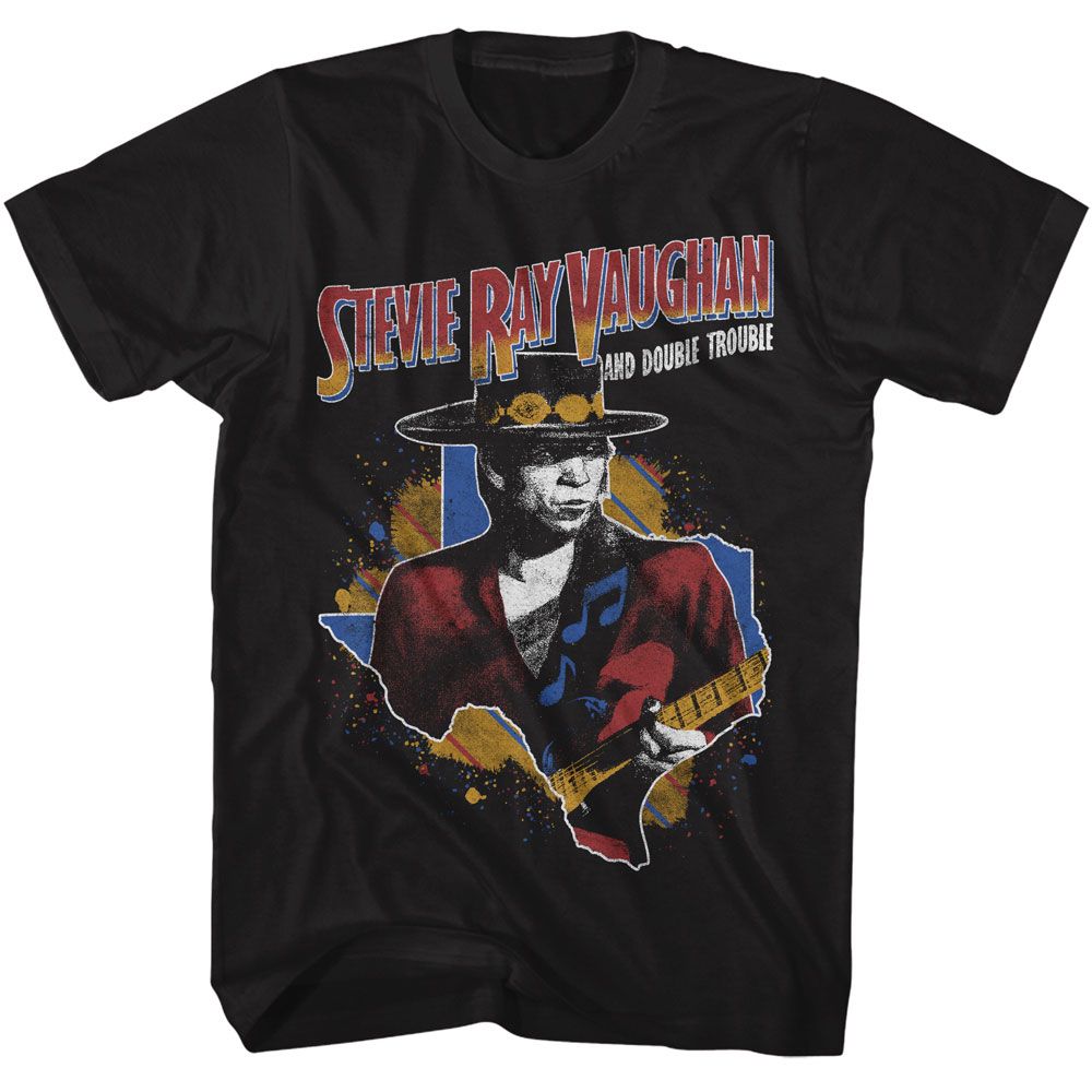 STEVIE RAY VAUGHAN - SRV GUITAR AND TEXAS SHIRT