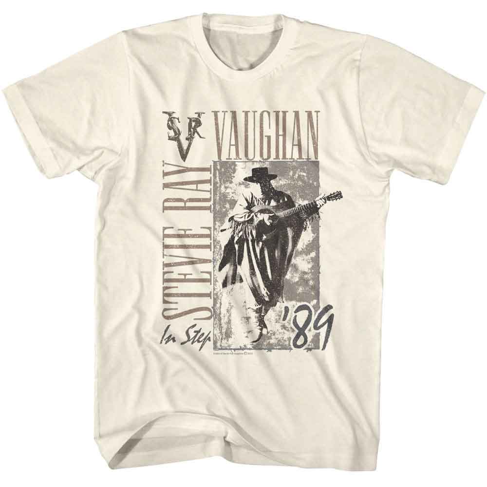STEVIE RAY VAUGHAN - SRV IN STEP 89 SHIRT