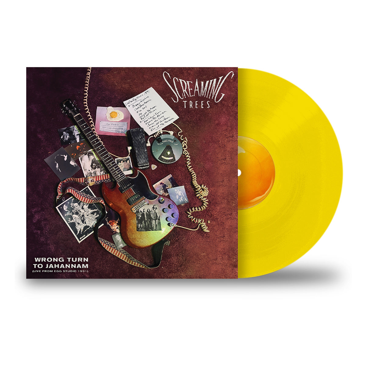SCREAMING TREES ‘WRONG TURN TO JAHANNAM (LIVE AT EGG STUDIO)’ LP - EXCLUSIVE - LTD. 500 - OPAQUE YELLOW