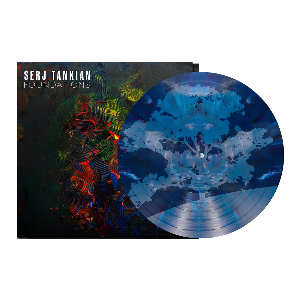 SERJ TANKIAN 'FOUNDATIONS' EP - EXCLUSIVE - LTD. 500 - DARK BLUE/MARBLEL/ETCHED B-SIDE
