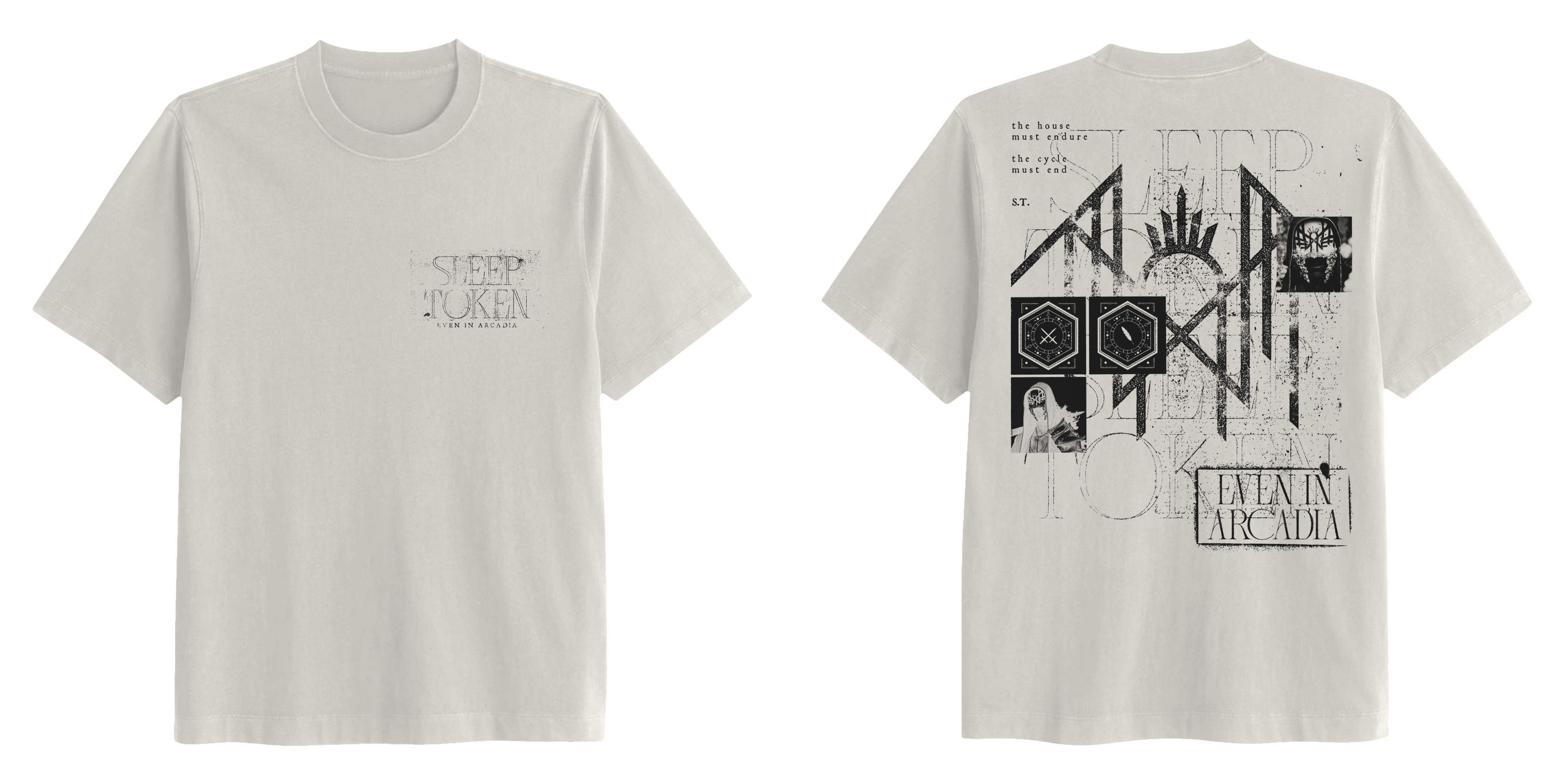 SLEEP TOKEN 'EVEN IN ARCADIA' WHITE T-SHIRT