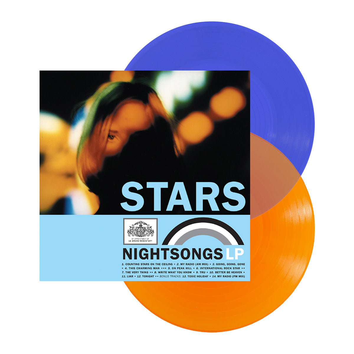 STARS ‘NIGHTSONGS’ 2LP - EXCLUSIVE - LTD. 500 - TRANSPARENT BLUE/TRANSPARENT ORANGE