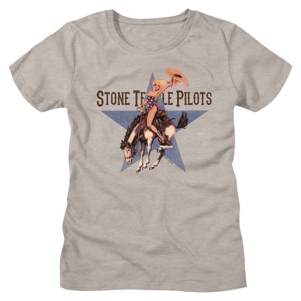 STONE TEMPLE PILOTS - RIDING BRONCO LADIES SHIRT
